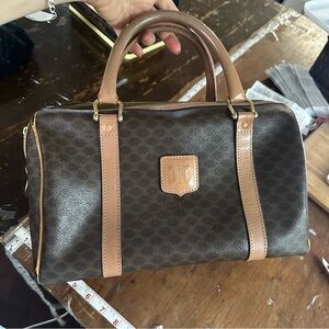 Celine Macadam Boston Bag. Authentic. Very Clean, Minor Wear See Photos